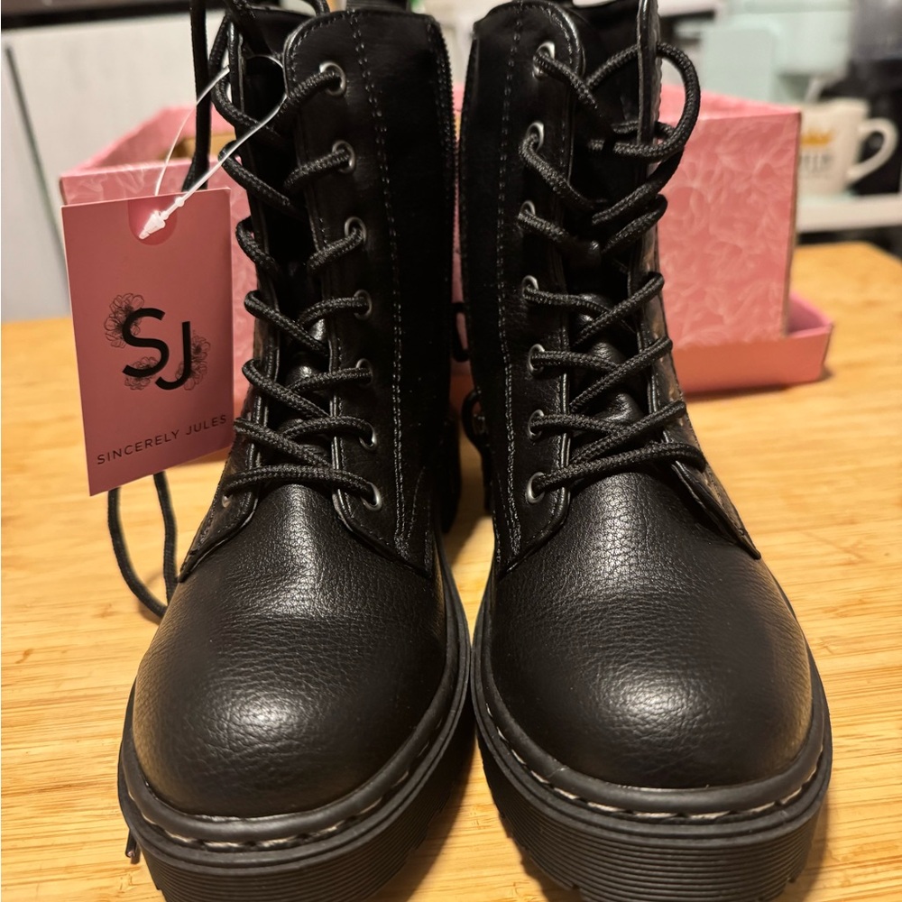 Sincerely Jules Classic Black Kids Boots